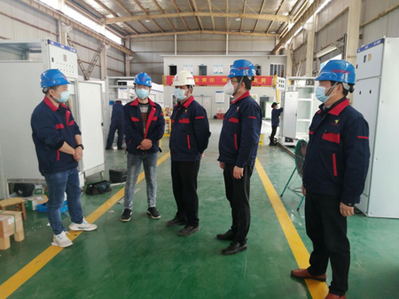 公司檢查復(fù)工復(fù)產(chǎn)的防疫和安全工作